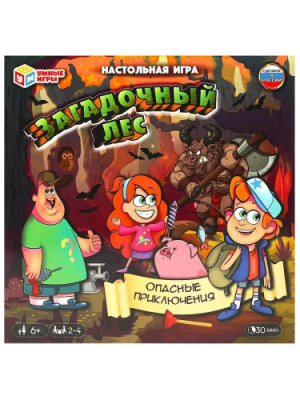 Игра-ходилка настольная загадочный лес опасные приключени 40 карточек